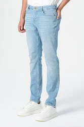 Miracle of Denim 5-Pocket Jeans Cornell Regular Hellblau/Creme/Weiß