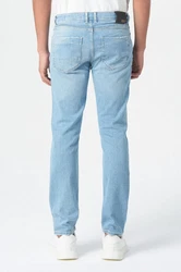 Miracle of Denim 5-Pocket Jeans Cornell Regular Hellblau/Creme/Weiß