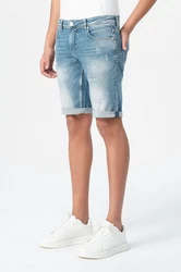 Miracle of Denim Jeansbermudas Thomas Shorts Creme/Weiß