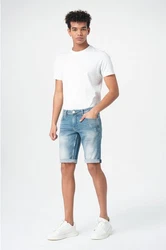 Miracle of Denim Jeansbermudas Thomas Shorts Creme/Weiß