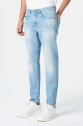 Miracle of Denim 5-Pocket Jeans Alf Tapered (1-tlg) Hellblau