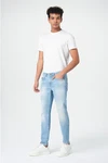 Miracle of Denim 5-Pocket Jeans Alf Tapered (1-tlg) Hellblau