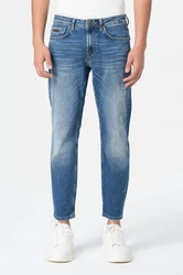 Miracle of Denim 5-Pocket Jeans Alf Tapered (1-tlg) Weiß/Beige/Blau