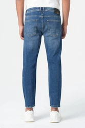 Miracle of Denim 5-Pocket Jeans Alf Tapered (1-tlg) Weiß/Beige/Blau