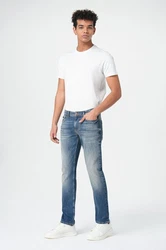 Miracle of Denim 5-Pocket Jeans Thomas Comfort Creme/Blau/Weiß/Schwarz