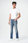 Miracle of Denim 5-Pocket Jeans Thomas Comfort Creme/Blau/Weiß/Schwarz