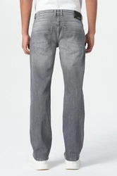 Miracle of Denim 5-Pocket Jeans Thomas Comfort Hellgrau/Grau/Weiß