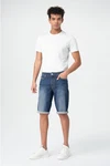 Miracle of Denim Jeansbermudas Trevol Shorts Creme/Schwarz/Beige