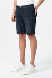 Miracle of Denim Jeansbermudas Trevol Shorts Dunkelblau/Schwarz/Weiß/Blau/Creme