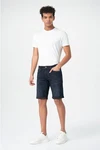 Miracle of Denim Jeansbermudas Trevol Shorts Dunkelblau/Schwarz/Weiß/Blau/Creme