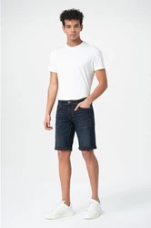 Miracle of Denim Jeansbermudas Trevol Shorts Dunkelblau/Schwarz/Weiß/Blau/Creme