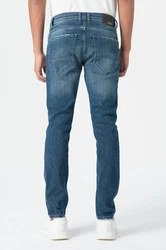 Miracle of Denim 5-Pocket Jeans Ricardo Regular Creme/Weiß/Rot/Blau