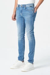 Miracle of Denim 5-Pocket Jeans Ricardo Regular Creme/Weiß/Blau/Hellblau