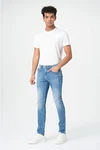 Miracle of Denim 5-Pocket Jeans Ricardo Regular Creme/Weiß/Blau/Hellblau