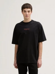 T-Shirt Oversize T-Shirt mit Rcken-Print