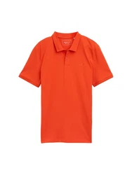 TOM TAILOR Denim Poloshirt Orange/Rot