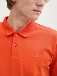 TOM TAILOR Denim Poloshirt Orange/Rot