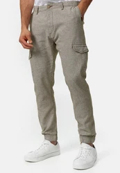 Indicode Cargo Stoffhose Booth Khaki/Beige