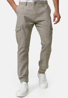 Indicode Cargo Stoffhose Booth Khaki/Beige