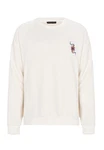 RedBridge Sweatshirt mit Spielkarten Print Weiß/Creme/Beige/Rosa/Rot