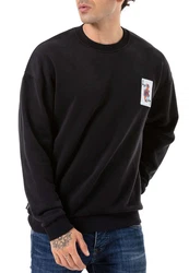 RedBridge Sweatshirt mit Spielkarten Print 
