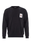 RedBridge Sweatshirt mit Spielkarten Print 