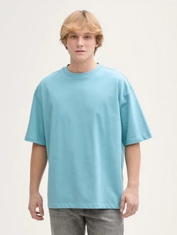 TOM TAILOR Denim T-Shirt Hellblau/Blau