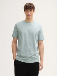 TOM TAILOR Denim T-Shirt Grün/Hellgrün/Hellblau/Blau