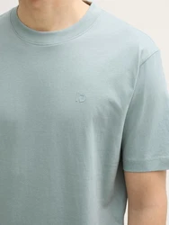 TOM TAILOR Denim T-Shirt Grün/Hellgrün/Hellblau/Blau