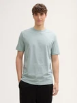 TOM TAILOR Denim T-Shirt Grün/Hellgrün/Hellblau/Blau