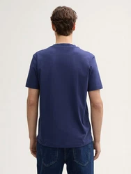 TOM TAILOR Denim T-Shirt Dunkelblau/Lila