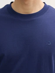 TOM TAILOR Denim T-Shirt Dunkelblau/Lila