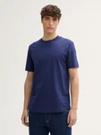 TOM TAILOR Denim T-Shirt Dunkelblau/Lila
