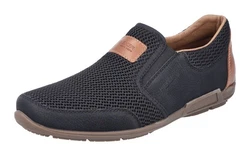 Rieker Slipper hellbraun/schwarz