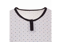 Lucky Schlafanzug Pyjama Set Shorty Grau/Lila/Dunkelblau