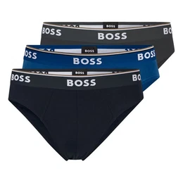 Slip Cotton Stretch (3-St) mit umlaufend eingewebtem Markenschriftzug
