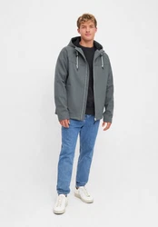 Derbe Softshelljacke Isleby Hellgrau/Dunkelgrau/Grau