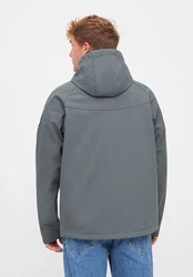 Derbe Softshelljacke Isleby Hellgrau/Dunkelgrau/Grau