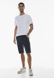 STREET ONE MEN Cargohose Shorts Dunkelblau/Dunkelgrau/Grau/Blau