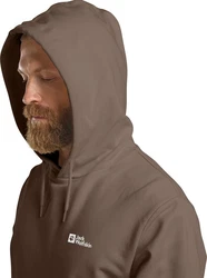 Jack Wolfskin Kapuzenpullover ESSENTIAL HOODIE Grau/Braun/Khaki
