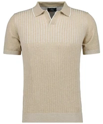 RAGMAN Rundhalspullover Khaki/Beige/Braun/Weiß