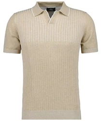RAGMAN Rundhalspullover Khaki/Beige/Braun/Weiß