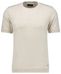 RAGMAN Rundhalspullover Khaki/Weiß/Beige/Braun
