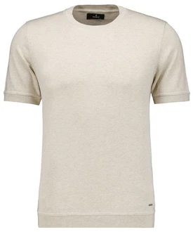 RAGMAN Rundhalspullover Khaki/Weiß/Beige/Braun