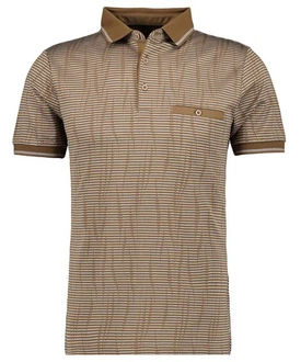 RAGMAN Poloshirt Braun/Beige
