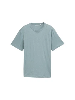 TOM TAILOR T-Shirt mit Logo Stickerei