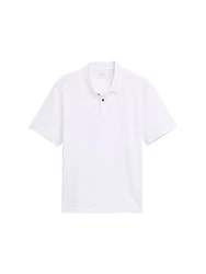 TOM TAILOR Denim Poloshirt Weiß