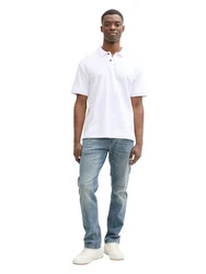 TOM TAILOR Denim Poloshirt Weiß