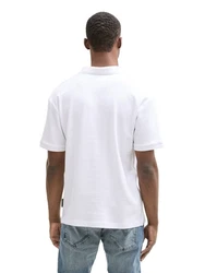 TOM TAILOR Denim Poloshirt Weiß