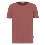 Joop Jeans T-Shirt Cliff Rundhals Kurzarm Rot/Braun/Rosa